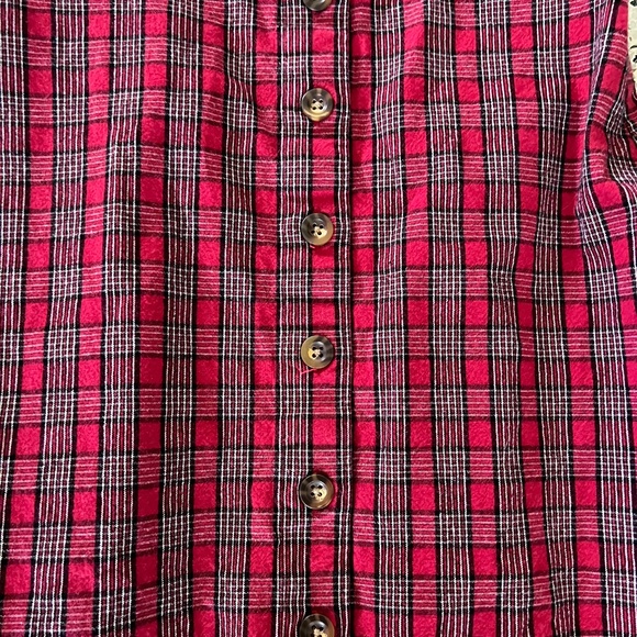 Hollister red plaid mini dress - Picture 3 of 5